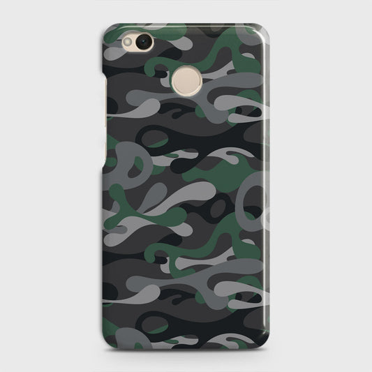 Xiaomi Redmi 4 / 4X Cover - Camo Series - Green & Grey Design - Matte Finish - Snap On Hard Case with LifeTime Colors Guarantee