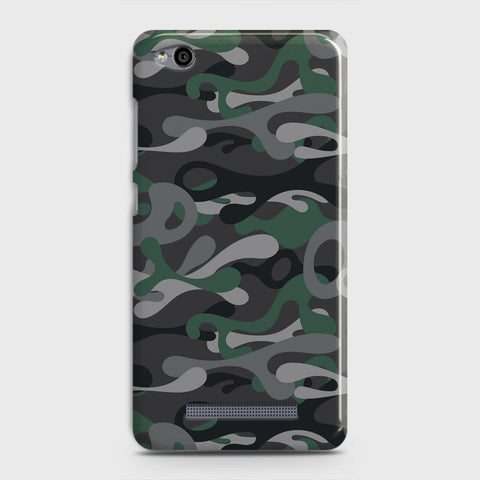 Xiaomi Redmi 4A Cover - Camo Series - Green & Grey Design - Matte Finish - Snap On Hard Case with LifeTime Colors Guarantee