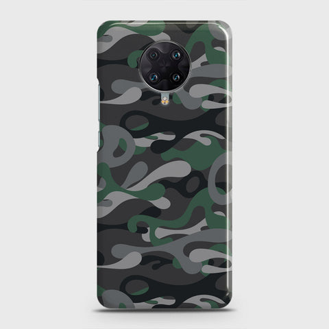 Xiaomi Redmi K30 Pro Cover - Camo Series - Green & Grey Design - Matte Finish - Snap On Hard Case with LifeTime Colors Guarantee