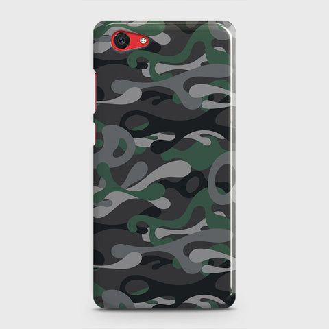 Vivo Y71 Cover - Camo Series - Green & Grey Design - Matte Finish - Snap On Hard Case with LifeTime Colors Guarantee