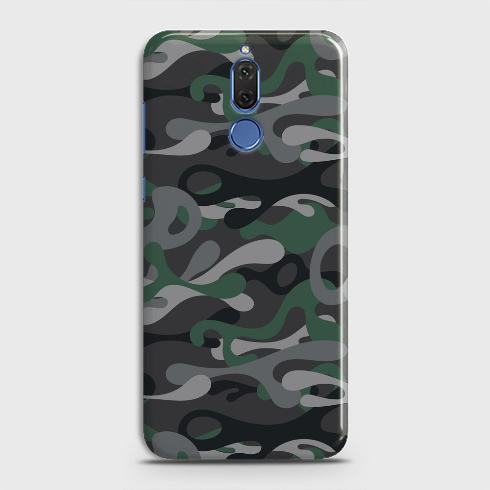 Huawei Mate 10 Lite Cover - Camo Series - Green & Grey Design - Matte Finish - Snap On Hard Case with LifeTime Colors Guarantee