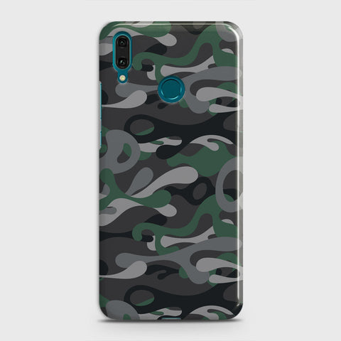 Huawei Nova 3i Cover - Camo Series - Green & Grey Design - Matte Finish - Snap On Hard Case with LifeTime Colors Guarantee