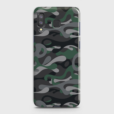 Samsung Galaxy A9 Star Cover - Camo Series - Green & Grey Design - Matte Finish - Snap On Hard Case with LifeTime Colors Guarantee