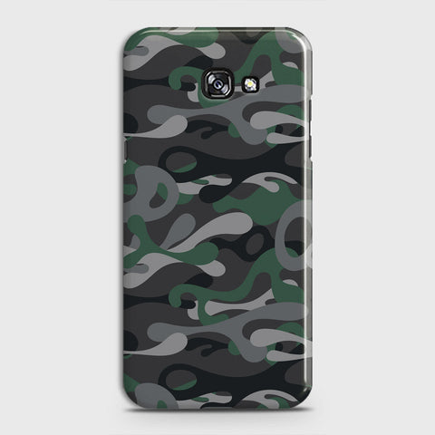 Samsung Galaxy J4 Plus Cover - Camo Series - Green & Grey Design - Matte Finish - Snap On Hard Case with LifeTime Colors Guarantee