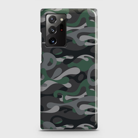 Samsung Galaxy Note 20 Ultra Cover - Camo Series - Green & Grey Design- Matte Finish - Snap On Hard Case with LifeTime Colors Guarantee