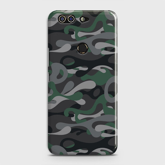 Infinix Zero 5 Cover - Camo Series - Green & Grey Design - Matte Finish - Snap On Hard Case with LifeTime Colors Guarantee