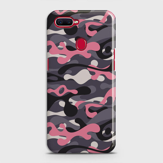 Realme 2 Pro Cover - Camo Series - Pink & Grey Design - Matte Finish - Snap On Hard Case with LifeTime Colors Guarantee