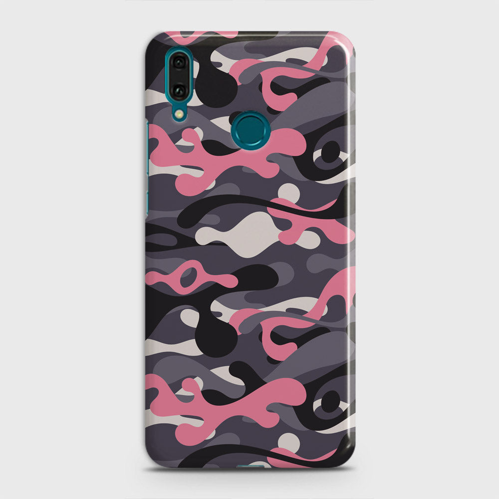 Huawei Nova 3i Cover - Camo Series - Pink & Grey Design - Matte Finish - Snap On Hard Case with LifeTime Colors Guarantee