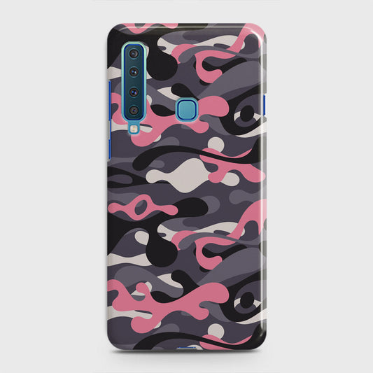 Samsung Galaxy A9s Cover - Camo Series - Pink & Grey Design - Matte Finish - Snap On Hard Case with LifeTime Colors Guarantee