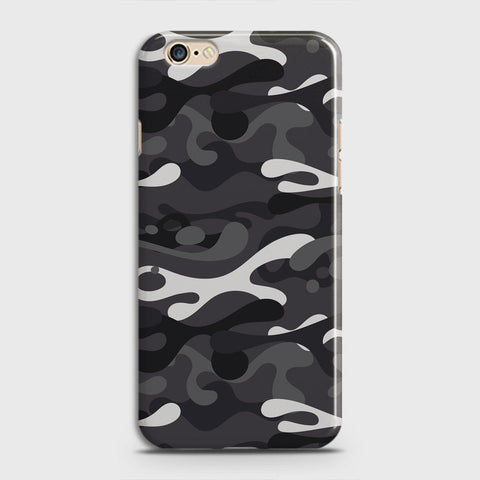 Oppo A39 Cover - Camo Series - White & Grey Design - Matte Finish - Snap On Hard Case with LifeTime Colors Guarantee