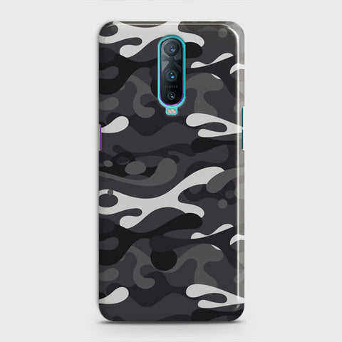 Oppo R17 Pro Cover - Camo Series - White & Grey Design - Matte Finish - Snap On Hard Case with LifeTime Colors Guarantee