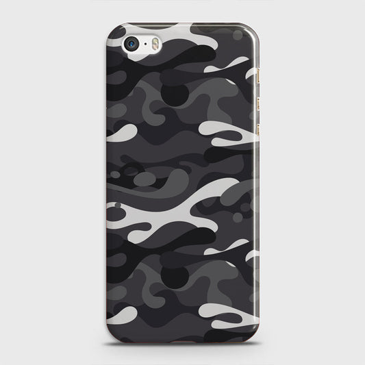 iPhone 5 Cover - Camo Series - White & Grey Design - Matte Finish - Snap On Hard Case with LifeTime Colors Guarantee