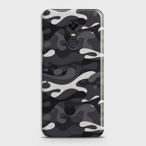 Xiaomi Redmi Note 5  Cover - Camo Series - White & Grey Design - Matte Finish - Snap On Hard Case with LifeTime Colors Guarantee