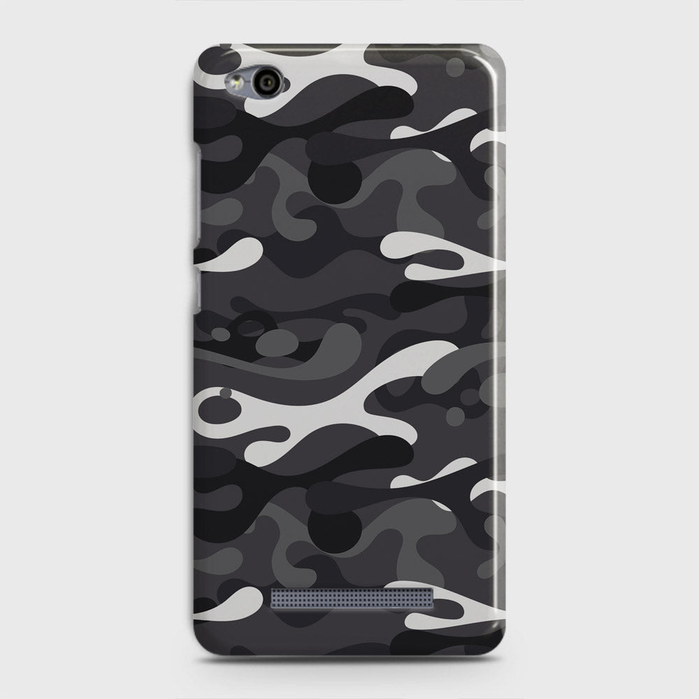 Xiaomi Redmi 4A Cover - Camo Series - White & Grey Design - Matte Finish - Snap On Hard Case with LifeTime Colors Guarantee