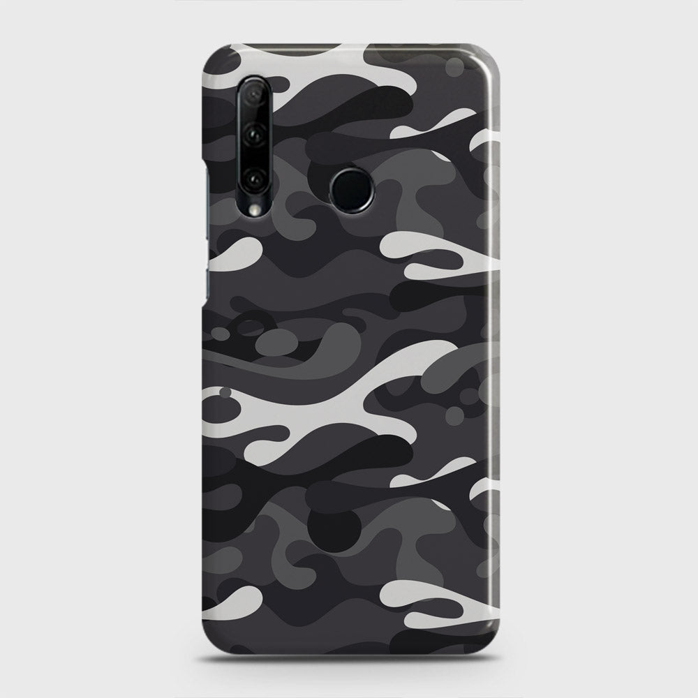 Honor 20 lite Cover - Camo Series - White & Grey Design - Matte Finish ...