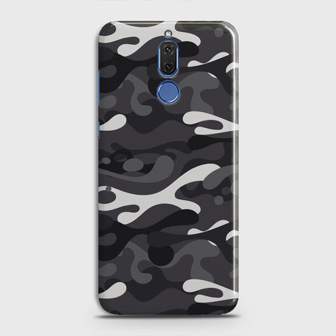 Huawei Mate 10 Lite Cover - Camo Series - White & Grey Design - Matte Finish - Snap On Hard Case with LifeTime Colors Guarantee