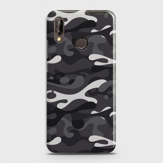 Huawei Nova 3 Cover - Camo Series - White & Grey Design - Matte Finish - Snap On Hard Case with LifeTime Colors Guarantee