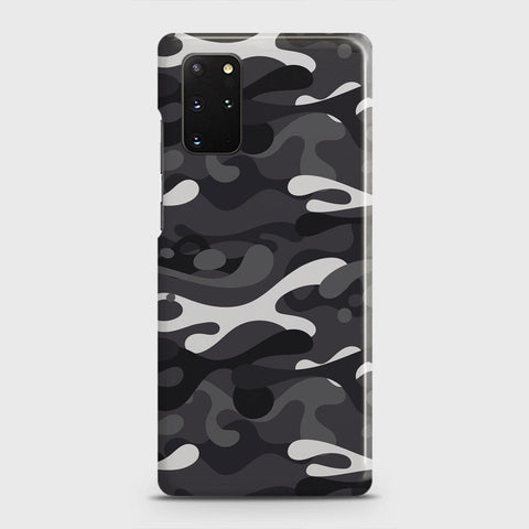 Samsung Galaxy S20 Plus Cover - Camo Series - White & Grey Design - Matte Finish - Snap On Hard Case with LifeTime Colors Guarantee