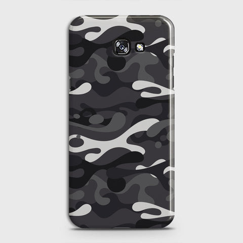 Samsung Galaxy J4 Plus Cover - Camo Series - White & Grey Design - Matte Finish - Snap On Hard Case with LifeTime Colors Guarantee