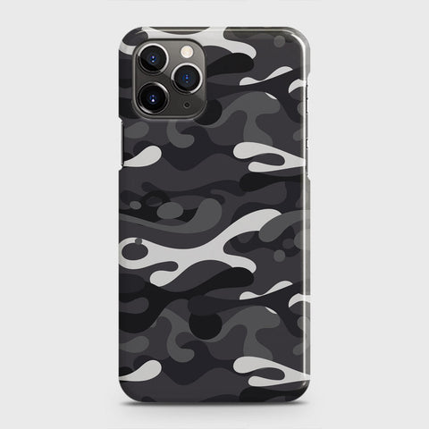 iPhone 11 Pro Max Cover - Camo Series - White & Grey Design - Matte Finish - Snap On Hard Case with LifeTime Colors Guarantee