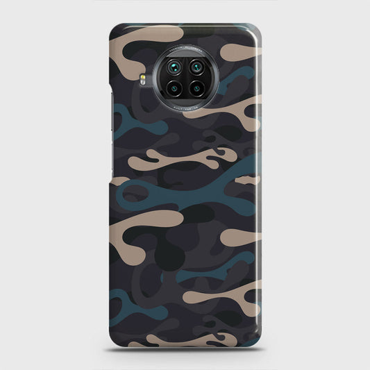 Xiaomi Mi 10T Lite Cover - Camo Series - Blue & Grey Design - Matte Finish - Snap On Hard Case with LifeTime Colors Guarantee