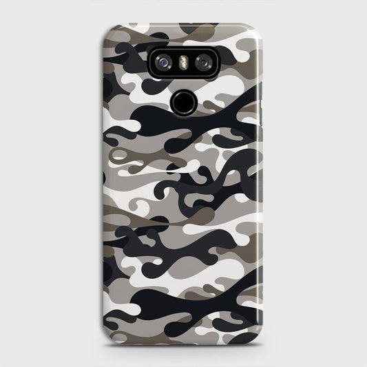 LG G6 Cover - Camo Series - Black & Olive Design - Matte Finish - Snap On Hard Case with LifeTime Colors Guarantee