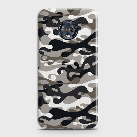 Motorola Moto G6 Plus Cover - Camo Series - Black & Olive Design - Matte Finish - Snap On Hard Case with LifeTime Colors Guarantee