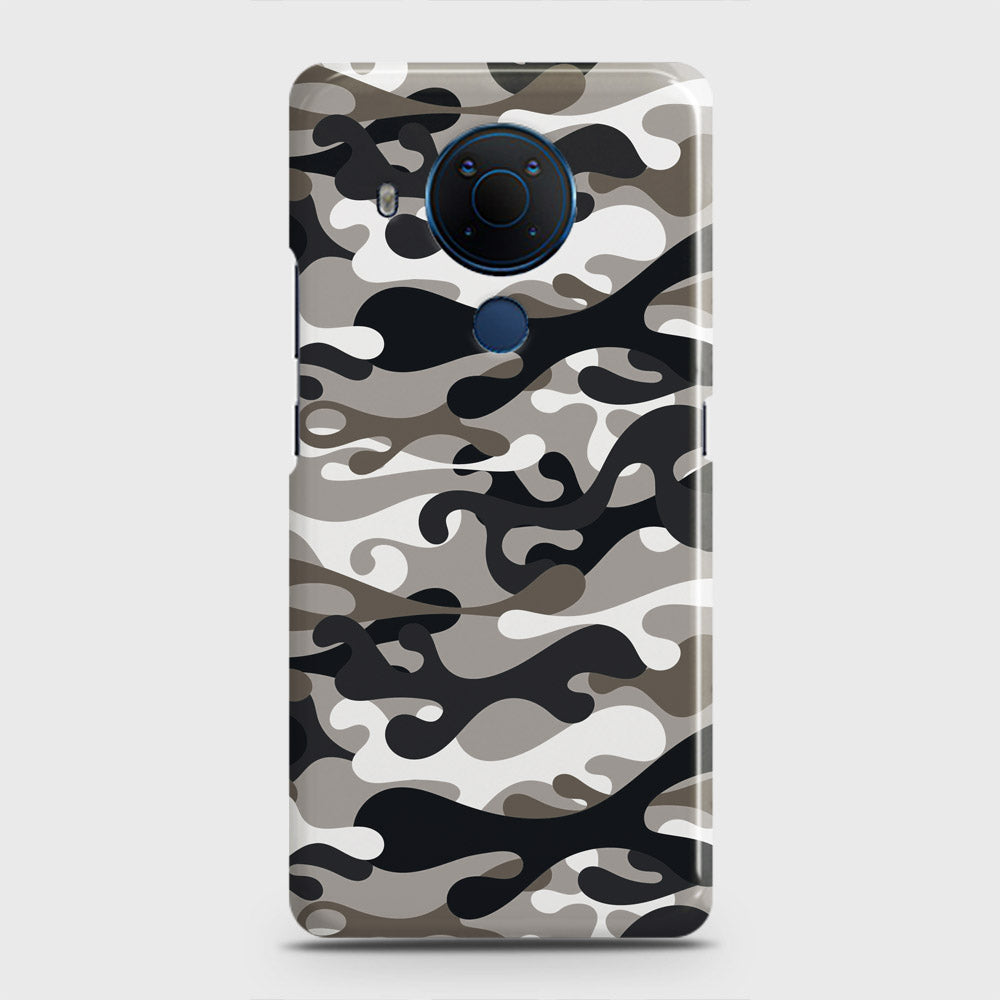 Nokia 5.4 Cover - Camo Series - Black & Olive Design - Matte Finish - Snap On Hard Case with LifeTime Colors Guarantee