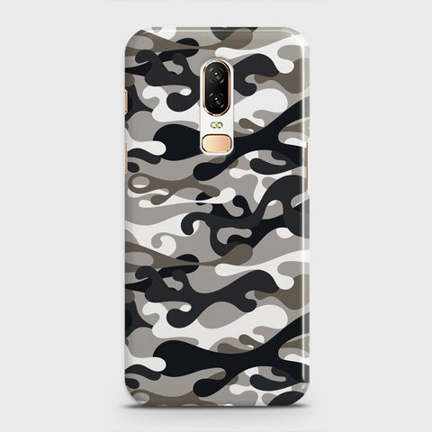 OnePlus 6  Cover - Camo Series - Black & Olive Design - Matte Finish - Snap On Hard Case with LifeTime Colors Guarantee