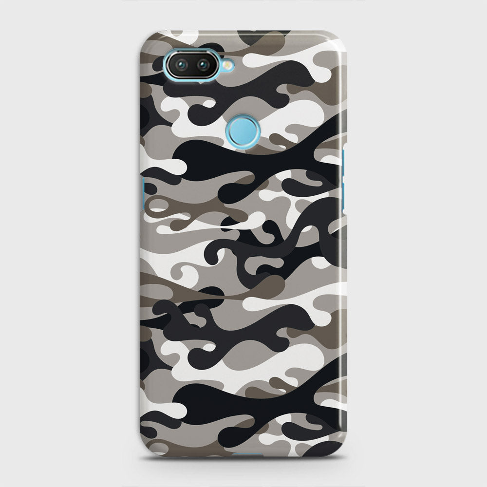 Realme 2 Cover - Camo Series - Black & Olive Design - Matte Finish - Snap On Hard Case with LifeTime Colors Guarantee