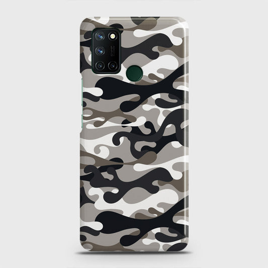 Realme C17 Cover - Camo Series - Black & Olive Design - Matte Finish - Snap On Hard Case with LifeTime Colors Guarantee