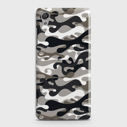 Sony Xperia XA1 Plus Cover - Camo Series - Black & Olive Design - Matte Finish - Snap On Hard Case with LifeTime Colors Guarantee