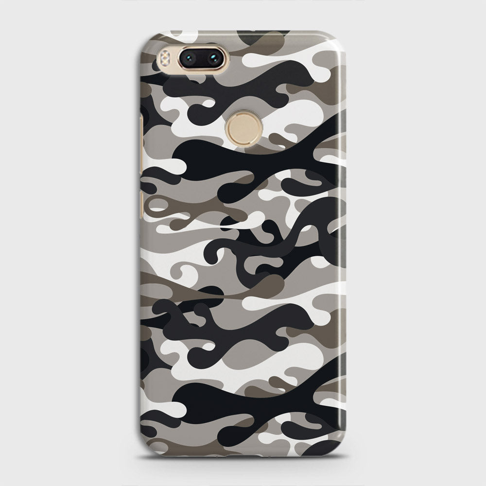 Xiaomi Mi A1 Cover - Camo Series - Black & Olive Design - Matte Finish - Snap On Hard Case with LifeTime Colors Guarantee