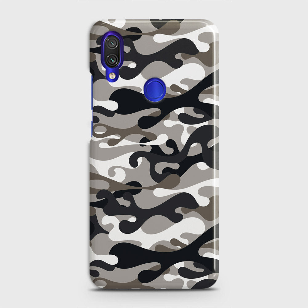 Xiaomi Redmi Note 7 Pro Cover - Camo Series - Black & Olive Design - Matte Finish - Snap On Hard Case with LifeTime Colors Guarantee