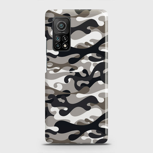 Xiaomi Mi 10T Cover - Camo Series - Black & Olive Design - Matte Finish - Snap On Hard Case with LifeTime Colors Guarantee