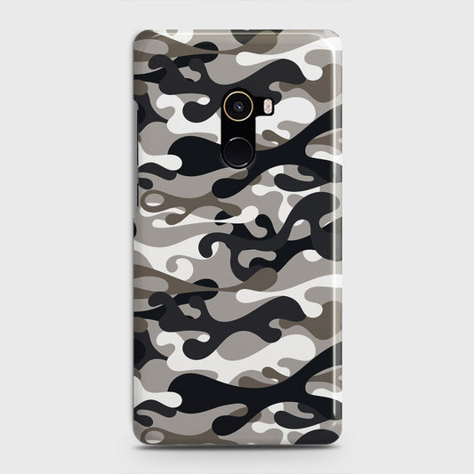 Xiaomi Mi Mix 2 Cover - Camo Series - Black & Olive Design - Matte Finish - Snap On Hard Case with LifeTime Colors Guarantee