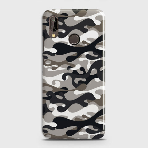 Huawei Nova 3 Cover - Camo Series - Black & Olive Design - Matte Finish - Snap On Hard Case with LifeTime Colors Guarantee