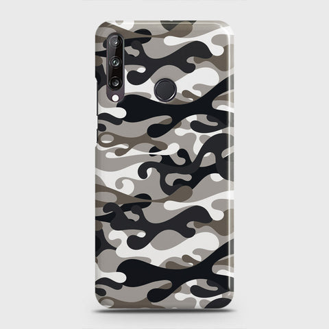 Huawei Y7p  Cover - Camo Series - Black & Olive Design - Matte Finish - Snap On Hard Case with LifeTime Colors Guarantee