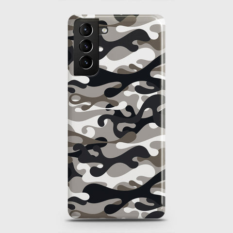 Samsung Galaxy S21 5G Cover - Camo Series - Black & Olive Design - Matte Finish - Snap On Hard Case with LifeTime Colors Guarantee