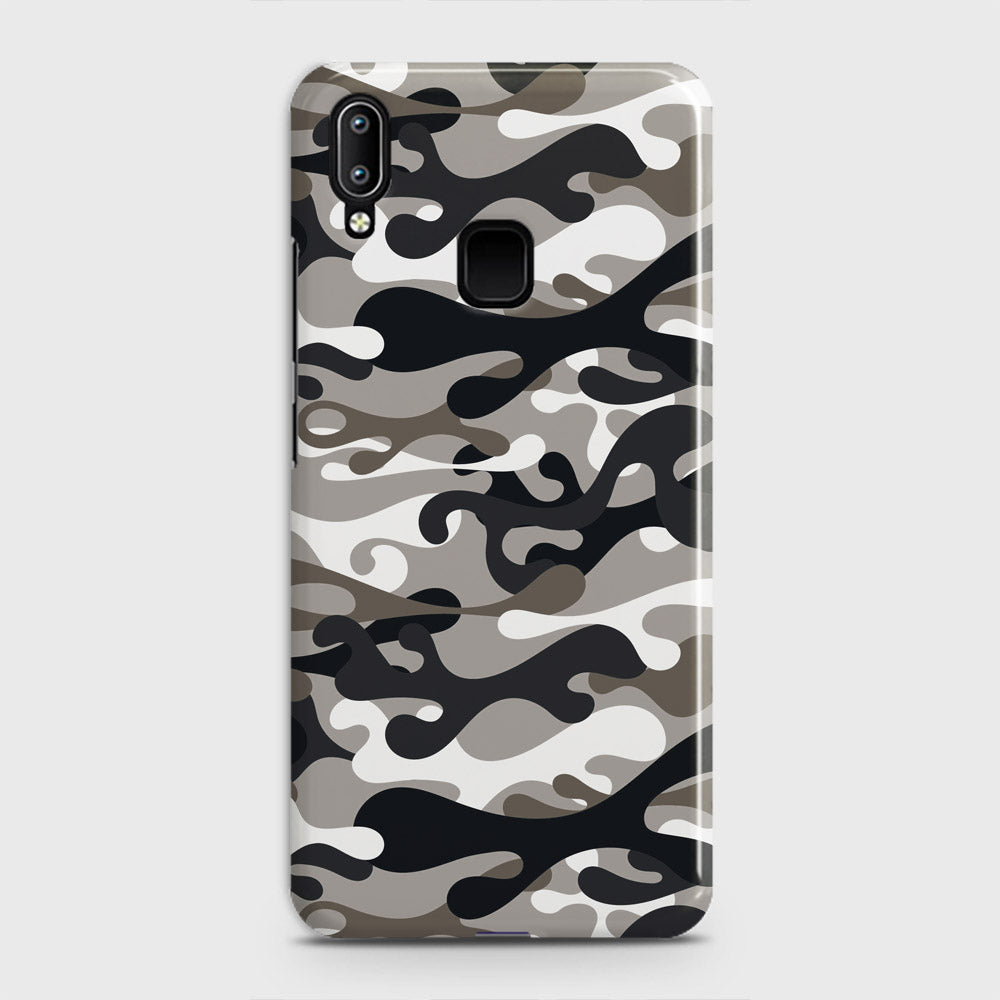 Vivo Y93 Cover - Camo Series - Black & Olive Design - Matte Finish - Snap On Hard Case with LifeTime Colors Guarantee