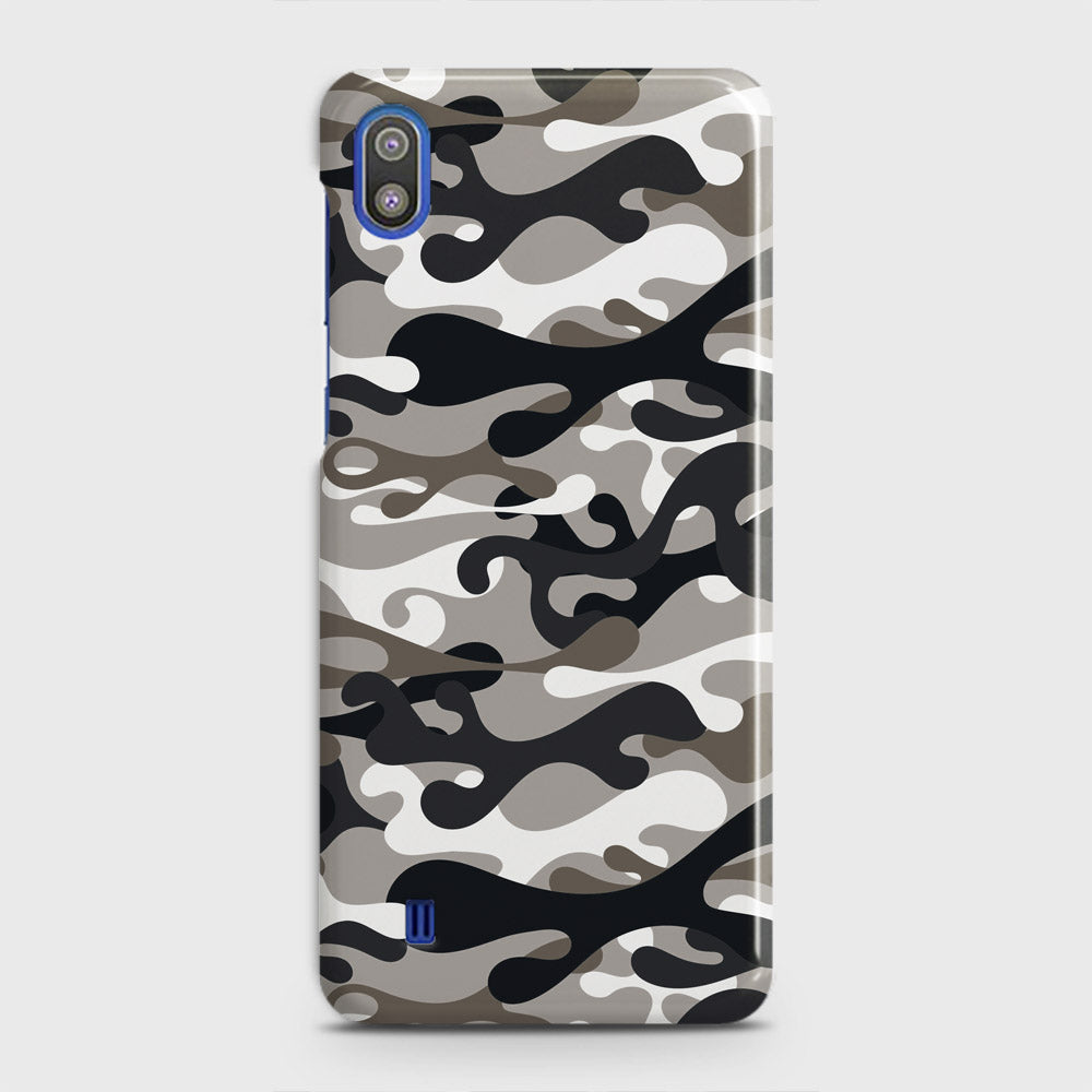 Samsung Galaxy A10 Cover - Camo Series - Black & Olive Design - Matte Finish - Snap On Hard Case with LifeTime Colors Guarantee