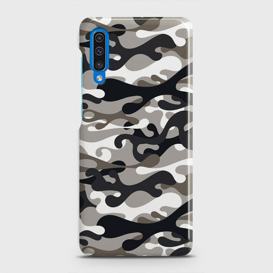 Samsung Galaxy A50 Cover - Camo Series - Black & Olive Design - Matte Finish - Snap On Hard Case with LifeTime Colors Guarantee