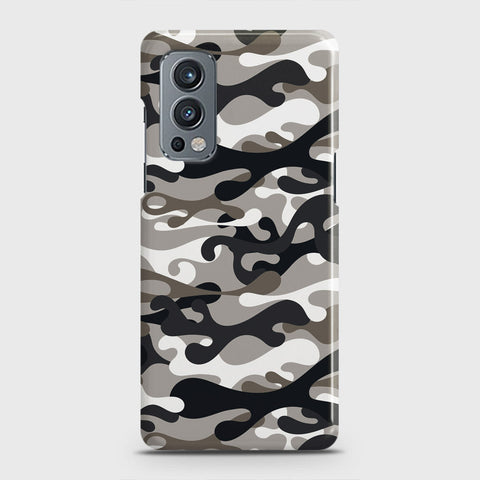 OnePlus Nord 2 Cover - Camo Series - Black & Olive Design - Matte Finish - Snap On Hard Case with LifeTime Colors Guarantee