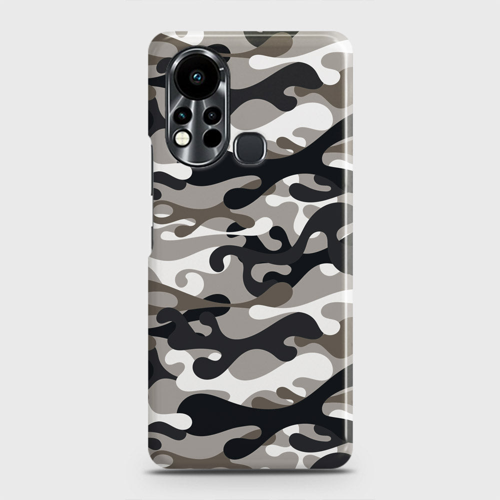 Infinix Hot 11s Cover - Camo Series - Black & Olive Design - Matte Finish - Snap On Hard Case with LifeTime Colors Guarantee
