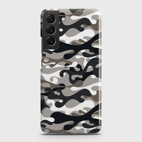 Samsung Galaxy S22 5G Cover - Camo Series - Black & Olive Design - Matte Finish - Snap On Hard Case with LifeTime Colors Guarantee