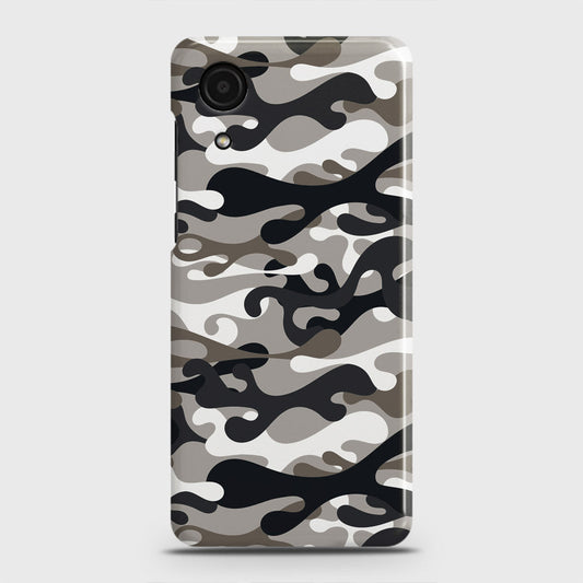 Samsung Galaxy A03 Core Cover - Camo Series - Black & Olive Design - Matte Finish - Snap On Hard Case with LifeTime Colors Guarantee