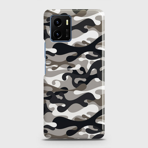 Vivo Y01 Cover - Camo Series - Black & Olive Design - Matte Finish - Snap On Hard Case with LifeTime Colors Guarantee