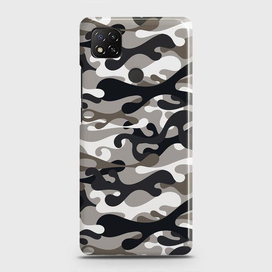 Xiaomi Redmi 10A Cover - Camo Series - Black & Olive Design - Matte Finish - Snap On Hard Case with LifeTime Colors Guarantee