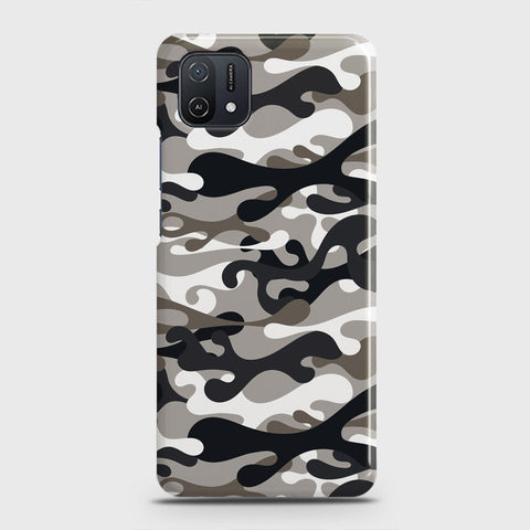 Oppo A16K Cover - Camo Series - Black & Olive Design - Matte Finish - Snap On Hard Case with LifeTime Colors Guarantee