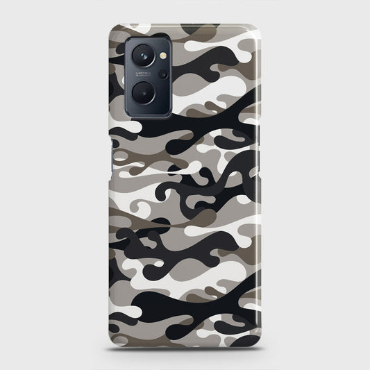 Realme 9i Cover - Camo Series - Black & Olive Design - Matte Finish - Snap On Hard Case with LifeTime Colors Guarantee